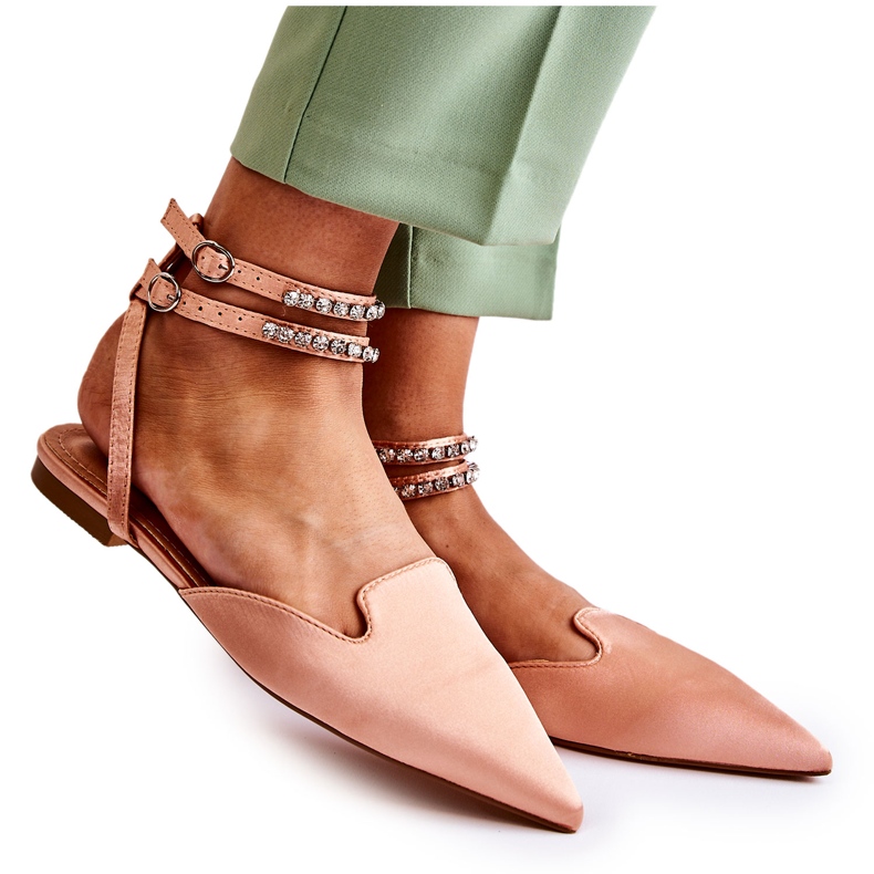 WS1 Sandales à bout rose pour femmes Amisha Spitz WS1 Sandales à bout rose pour femmes Amisha Spitz