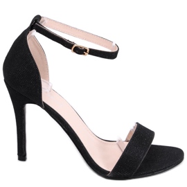 Sandales à talon aiguille Darlene Black le noir