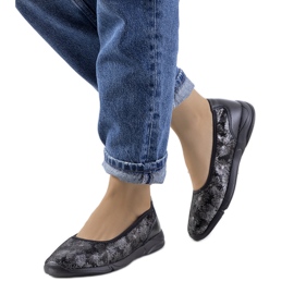 Baskets Bonnert en cuir noir