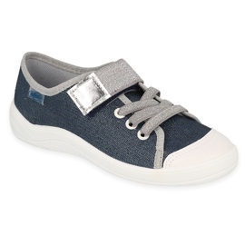 Befado chaussures pour enfants 251Y195 bleu marine gris