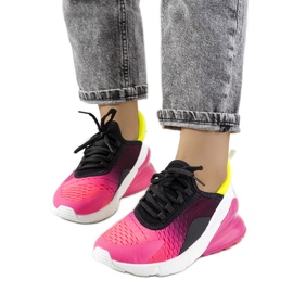 PA1 Baskets de sport Glaner noires le noir rose PA1 Baskets de sport Glaner noires le noir rose