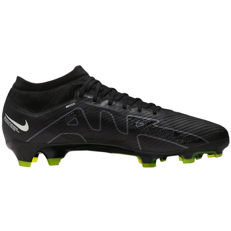 Nike Zoom Mercurial Vapor 15 Pro Fg M DJ5603 001 chaussures de football le noir le noir
