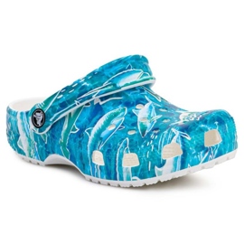 Crocs Classic Pool Party Sabots Enfants 207826-941 bleu