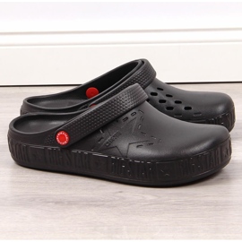 Chaussons kroks noirs Big Star II175001 pour hommes