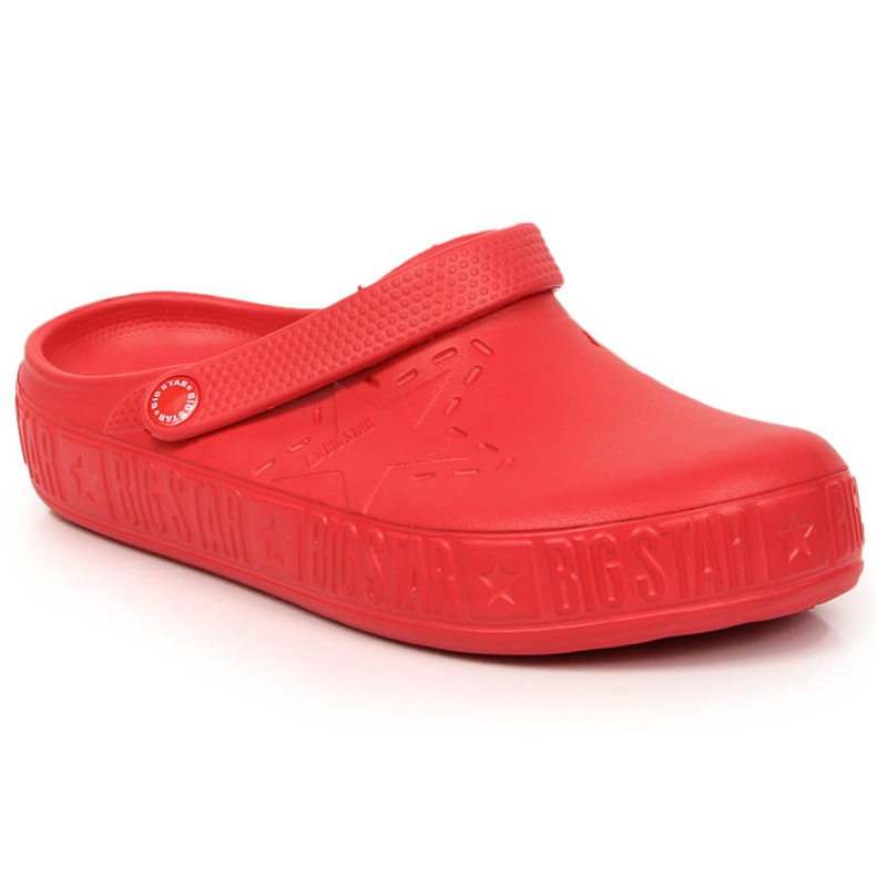 Chaussons femme kroks rouge Big Star II275004