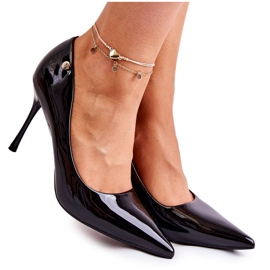 Vinceza Escarpins classiques Lerisa noirs laqués