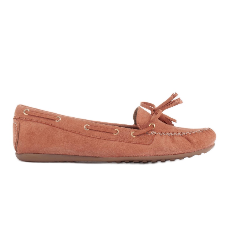 Marco Shoes Mocassins à semelle souple multicolore orange
