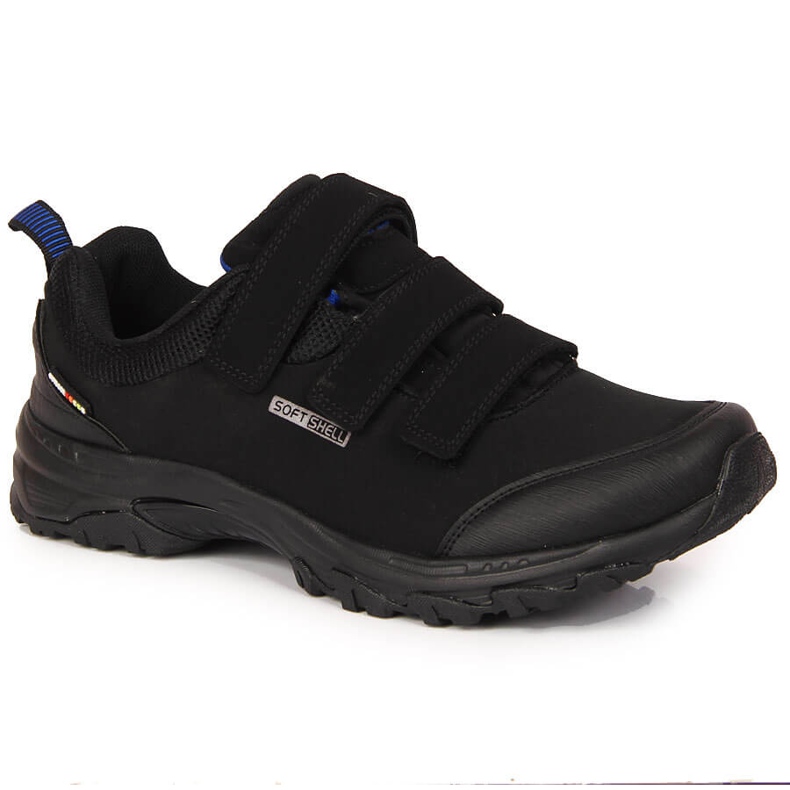 Chaussures de trekking imperméables American Club fermeture scratch noires le noir Chaussures de trekking imperméables American Club fermeture scratch noires le noir