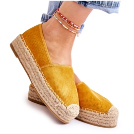 PG1 Espadrilles pour femmes sur la plate-forme Marise jaune