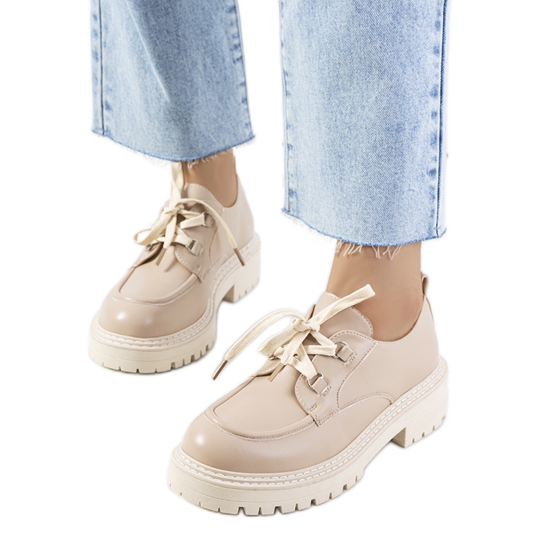 Chaussures travail beiges pour femmes Chaussures travail beiges pour femmes