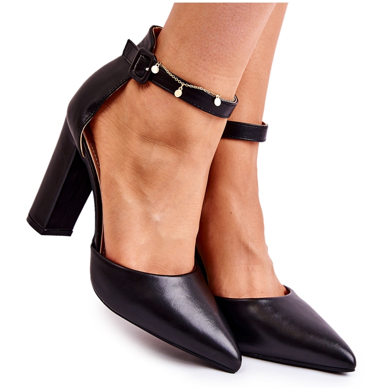 WS1 Escarpins En Cuir Sur Un Haut Talon Noir Salira le noir WS1 Escarpins En Cuir Sur Un Haut Talon Noir Salira le noir