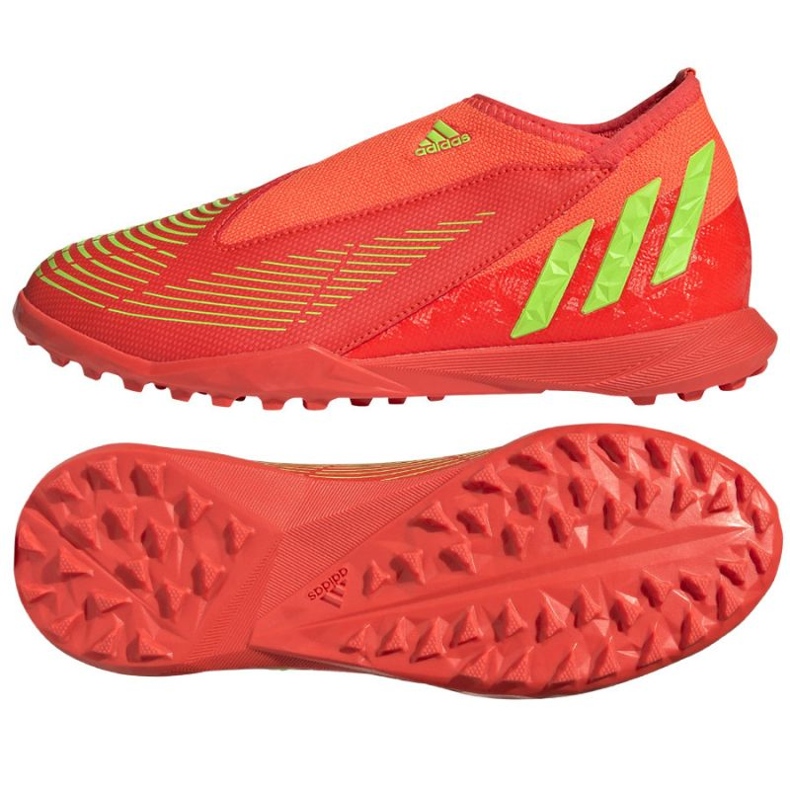 Chaussures Adidas Predator Edge.3 Ll Tf GV8489 rouge oranges et rouges