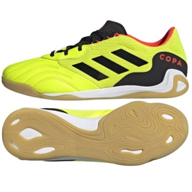 Chaussures Adidas Copa Sense.3 In M GZ1360 le noir jaune