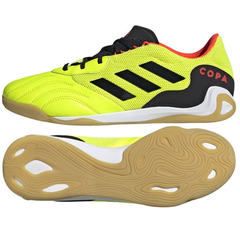 Chaussures Adidas Copa Sense.3 In M GZ1360 le noir jaune