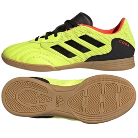 Chaussures Adidas Copa Sense.3 In Sala Jr GZ1382 noir jaune