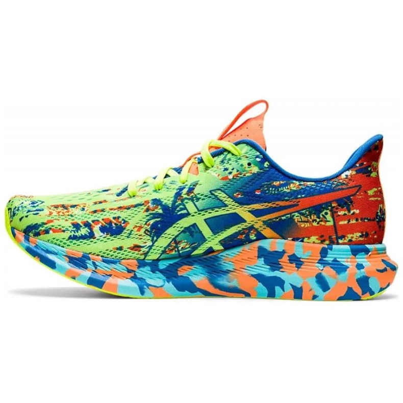 Asics Noosa Tri 14 M 1011B368-300 chaussures de course rouge bleu multicolore vert