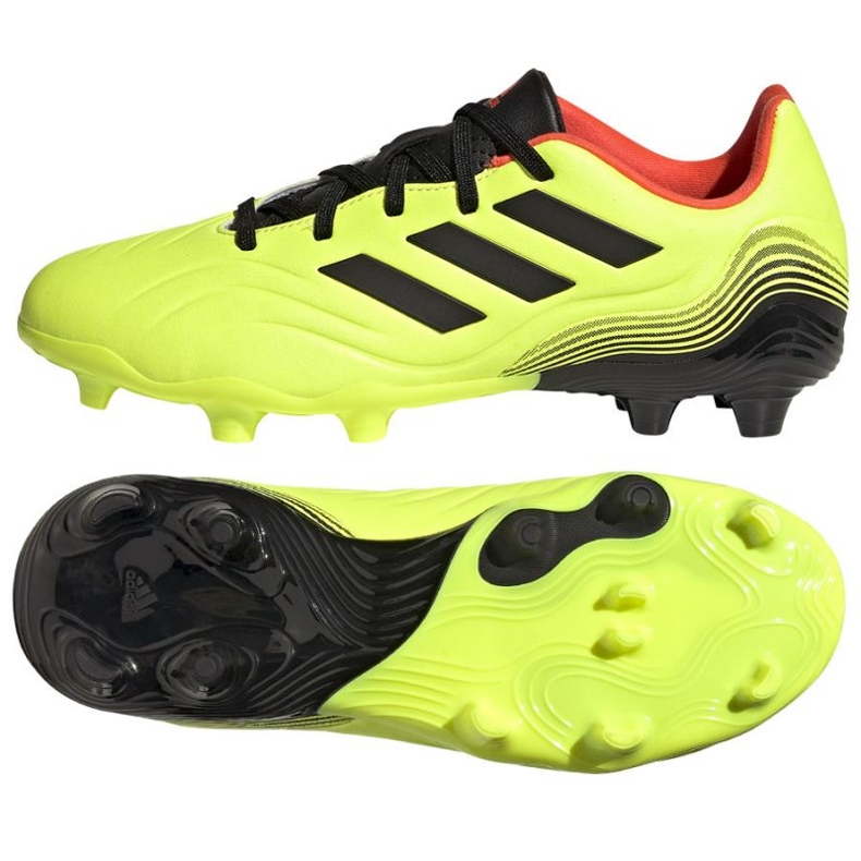 Chaussures Adidas Copa Sense.3 FxG Jr GZ1385 jaune jaunes