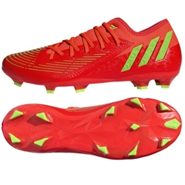 Chaussures adidas Predator Edge.3 L Fg M GW0994 rouge oranges et rouges