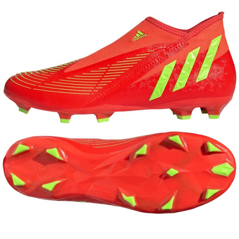 Chaussures Adidas Predator Edge.3 Ll Fg M GW1000 rouge oranges et rouges