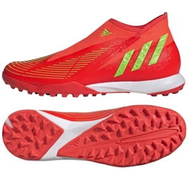 Chaussures Adidas Predator Edge.3 Ll Tf GV8533 rouge oranges et rouges