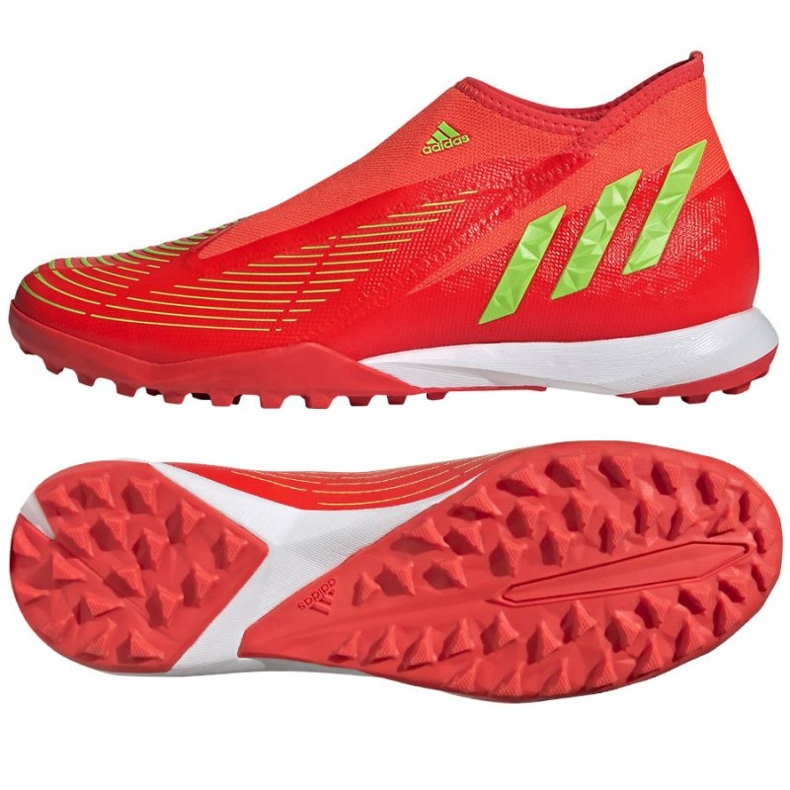 Chaussures Adidas Predator Edge.3 Ll Tf GV8533 rouge oranges et rouges