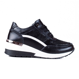 SHELOVET Baskets femme noir