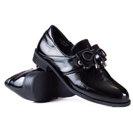 SHELOVET Mocassins Avec Un Noeud noir