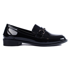 SHELOVET Mocassins élégants noir