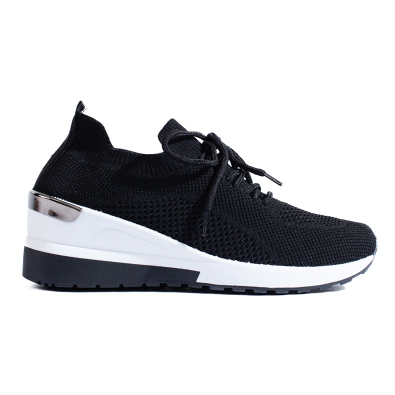 SHELOVET Baskets de sport noires le noir