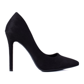 SHELOVET Talons hauts noirs