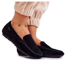 Mocassins Femme Daim Big Star JJ274654 Noir le noir