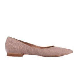 Marco Shoes Ballerines subtiles beige