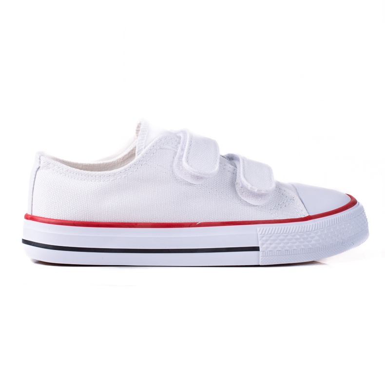 Baskets velcro pour enfants Vico blanc blanche Baskets velcro pour enfants Vico blanc blanche