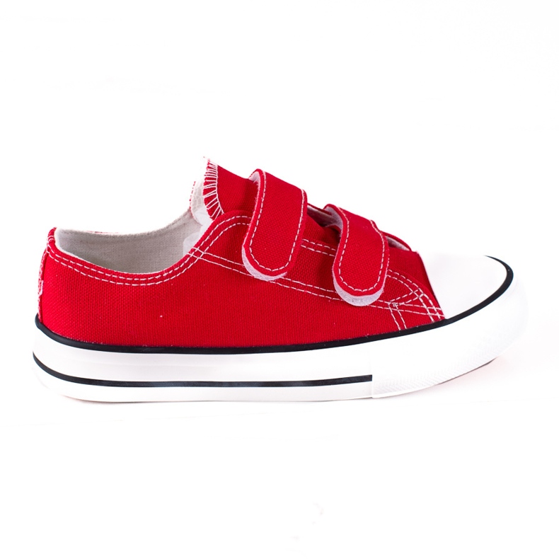 Baskets velcro pour enfants Vico rouge Baskets velcro pour enfants Vico rouge
