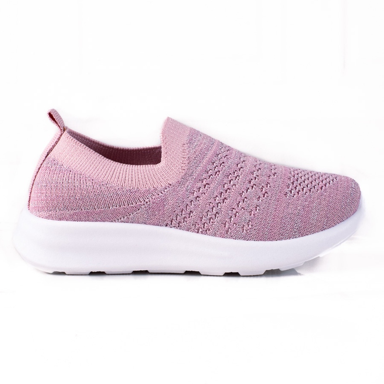Chaussures de sport pour enfants roses Shelovet