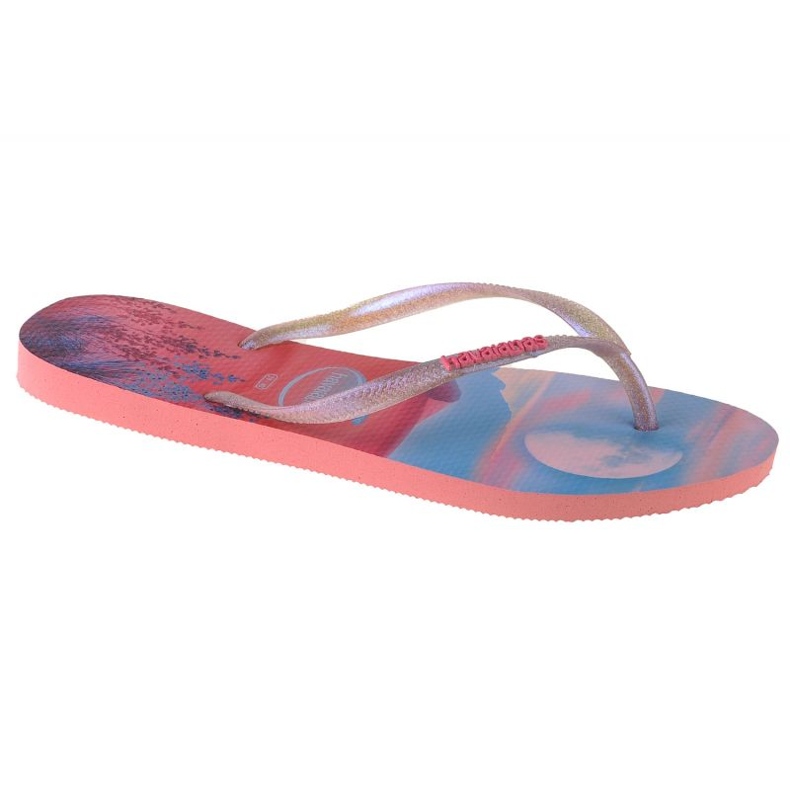 Havaianas tongs Slim Paillage 4132614-5217 rose