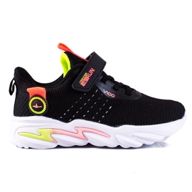 Baskets sport fille Vico gris le noir