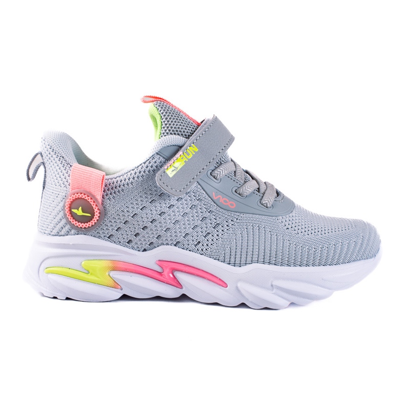 Baskets sport fille Vico gris