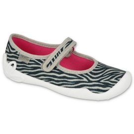Befado chaussures pour enfants 114Y492 le noir gris Befado chaussures pour enfants 114Y492 le noir gris