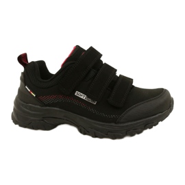 American Club Chaussures de sport Softshell Velcro American WT52/22 noires