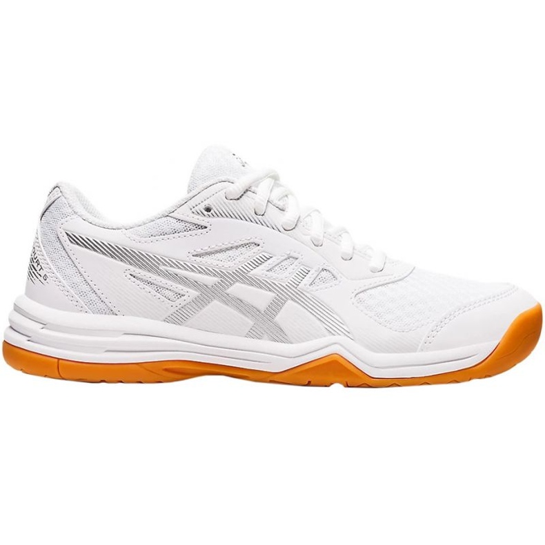 Asics Upcourt 5 chaussures de volley-ball 1072A088 101 blanche