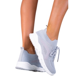 Chaussures de sport femme Shelovet gris clair Chaussures de sport femme Shelovet gris clair