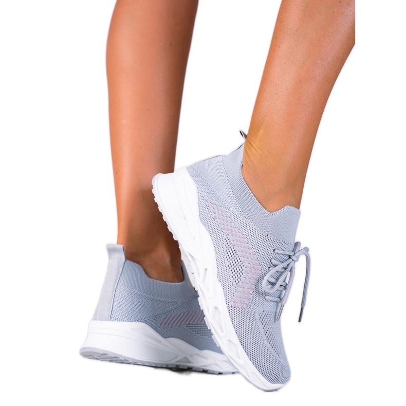 Chaussures de sport femme Shelovet gris clair