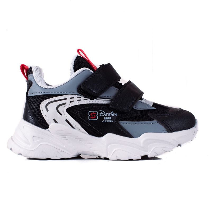 Baskets garçon Shelovet à semelle épaisse noir le noir Baskets garçon Shelovet à semelle épaisse noir le noir