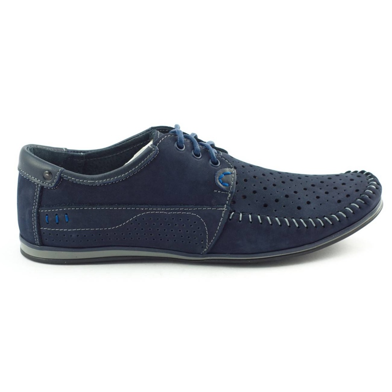 KOMODO Chaussures d'été homme, mocassins 875, bleu marine
