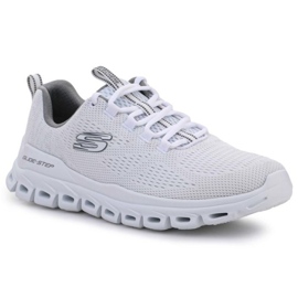 Skechers Glide Step Fasten Up Blanc M 232136-WHT blanche gris
