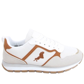 Chaussures de sport femme Furlo Camel beige blanc brun