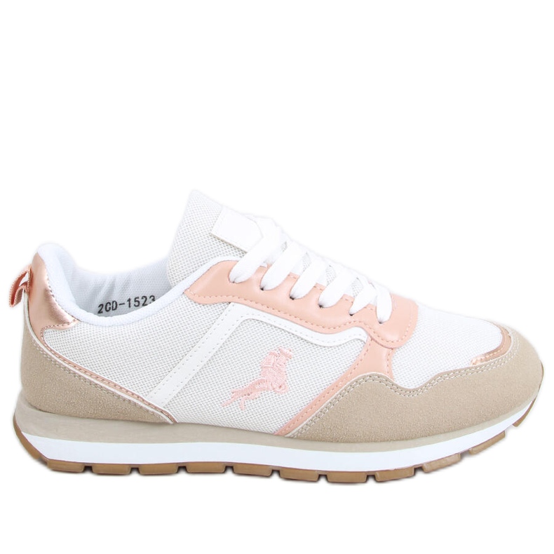 Chaussures de sport femme Furlo Rose beige blanche