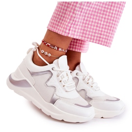 Baskets à la mode pour femmes White Allie blanche