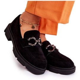 FL1 Mocassins En Daim Avec Décoration Janissa Noire le noir FL1 Mocassins En Daim Avec Décoration Janissa Noire le noir